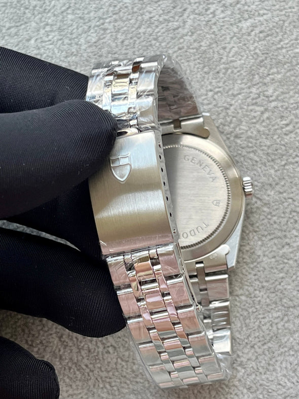 Tudor Prince Day 74034 Silver sunburst Dial Watch