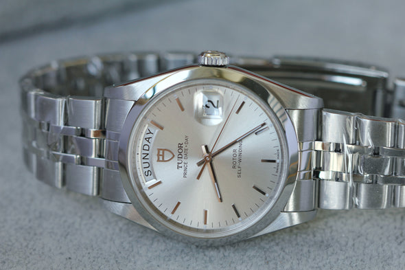 Tudor Prince Date-Day 76200 Sunburst dial Watch