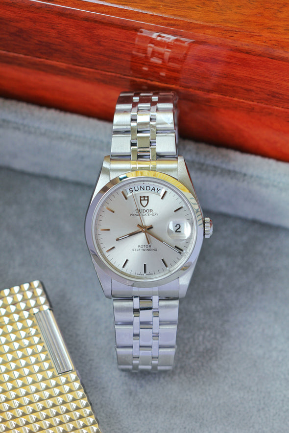 Tudor Prince Date-Day 76200 Sunburst dial Watch