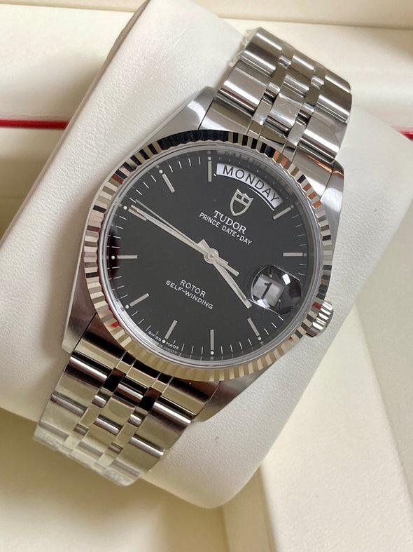 Tudor Prince Day-Date 76214 Black Dial 2016 Full-Set Watch