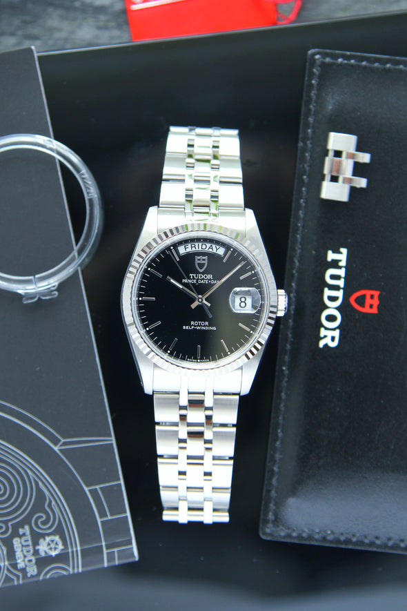 Tudor Prince Day-Date 76214 Black Dial 2016 Full-Set Watch