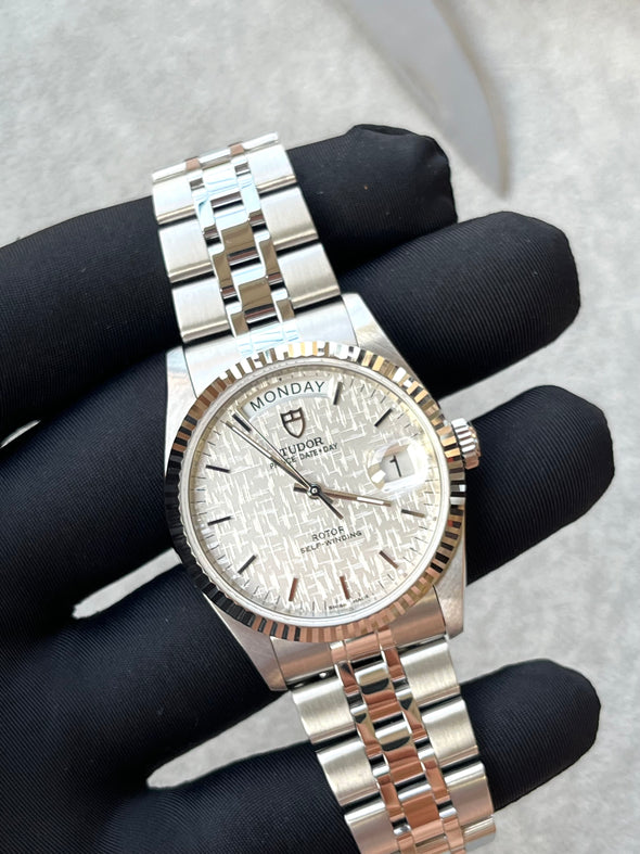 Tudor Prince Date-Day 76214 Automatic Linen dial watch