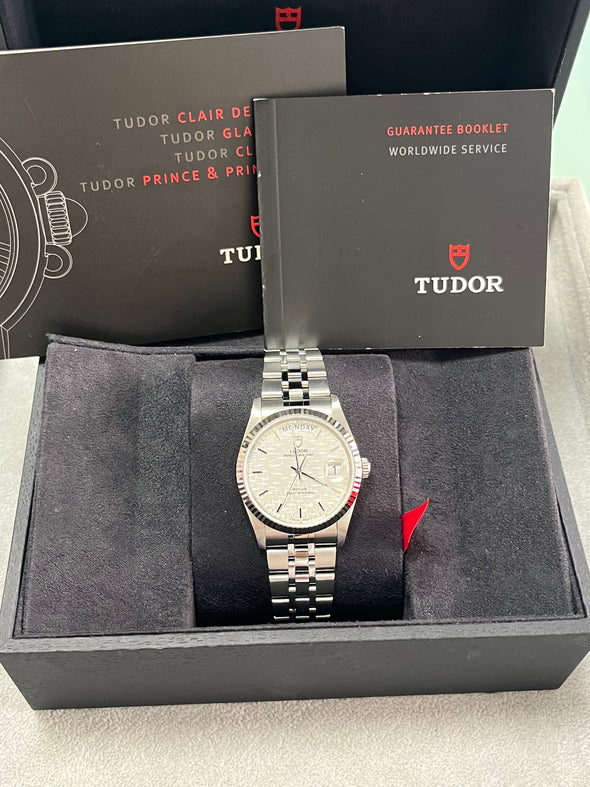 Tudor Prince Date-Day 76214 Automatic Linen dial watch