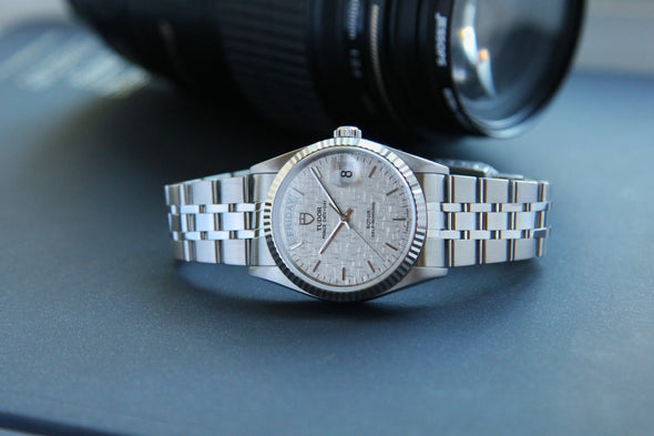 Tudor Prince Date-Day 76214 Automatic Linen dial watch