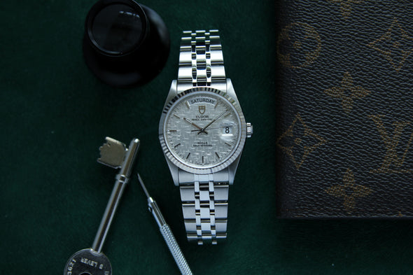 Tudor Prince Date-Day 76214 Automatic Linen dial watch
