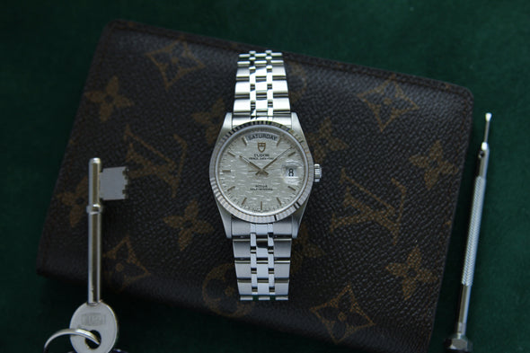 Tudor Prince Date-Day 76214 Automatic Linen dial watch