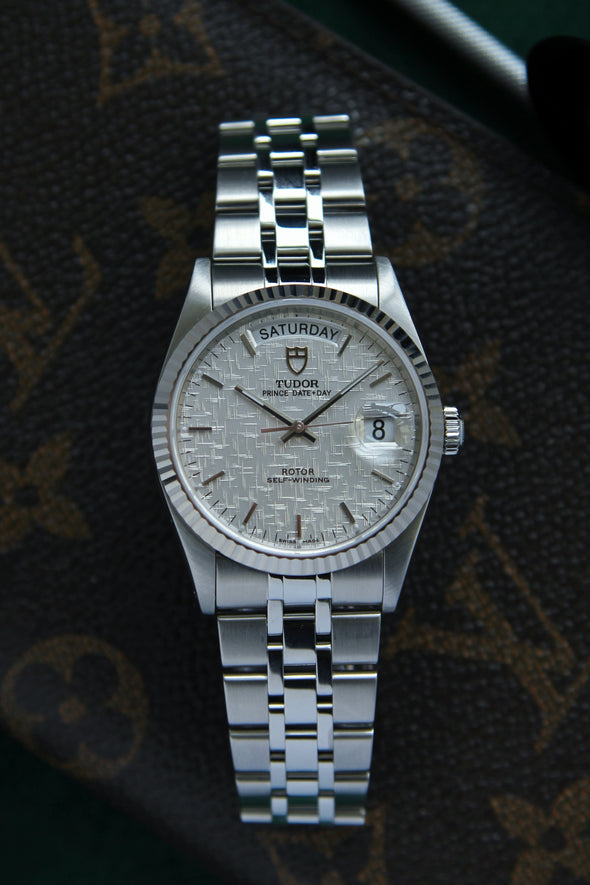 Tudor Prince Date-Day 76214 Automatic Linen dial watch