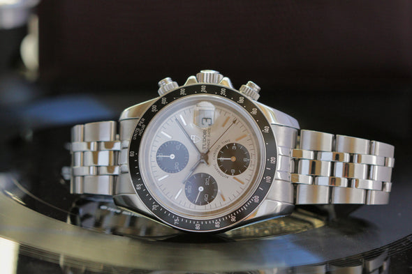 Tudor Prince Date Chronograph 79260 Daytona Panda Dial