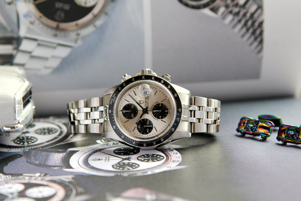 Tudor Prince Date Chronograph 79260 Daytona Panda Dial