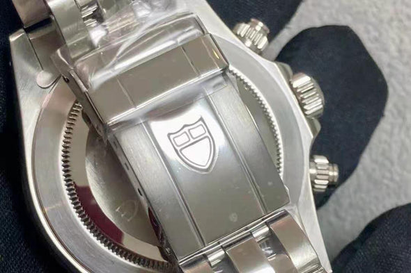 Tudor Prince Date Chronograph 79260 Mini Daytona Rare Reverse Panda Dial Watch