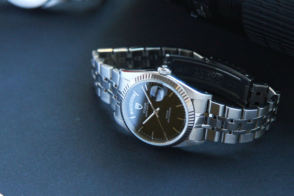 Tudor Prince Day-Date 76214 Black Dial Full-Set Watch
