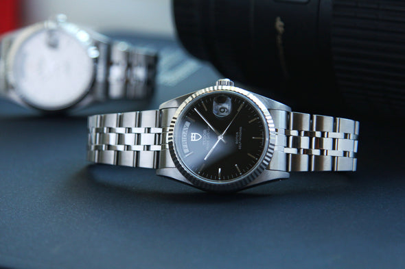 Tudor Prince Day-Date 76214 Black Dial Full-Set Watch