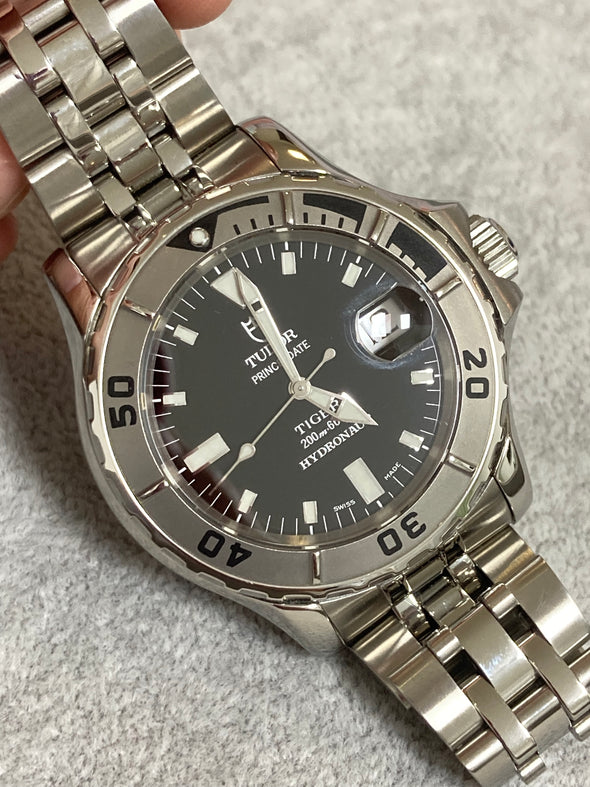 Tudor Tiger Hydronaut 89190P watch full set watch with box and paper