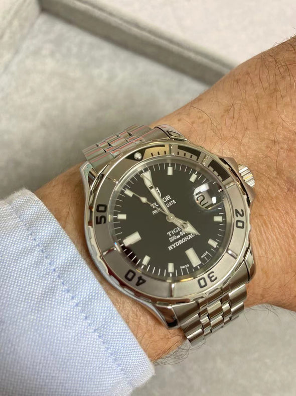 Tudor Tiger Hydronaut 89190P watch full set watch with box and paper