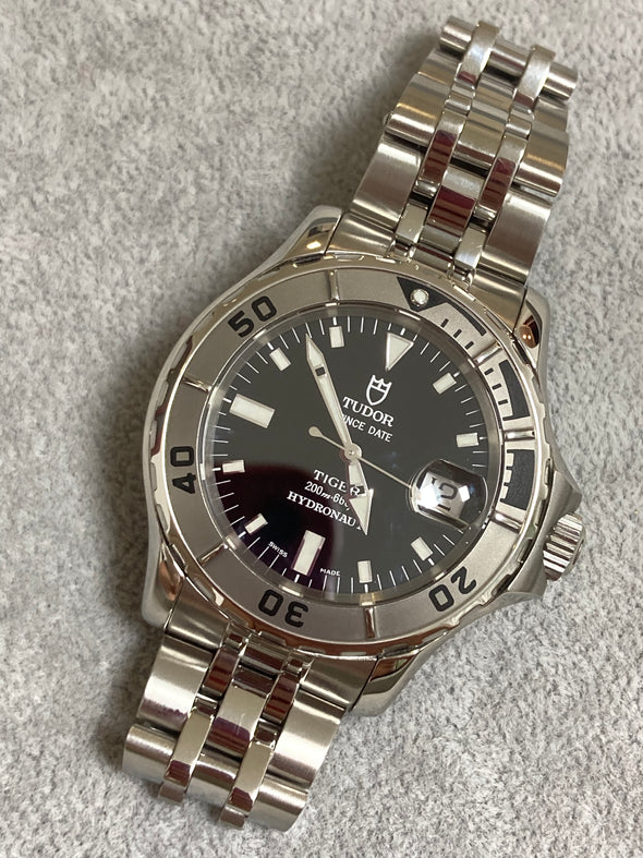 Tudor Tiger Hydronaut 89190P watch full set watch with box and paper