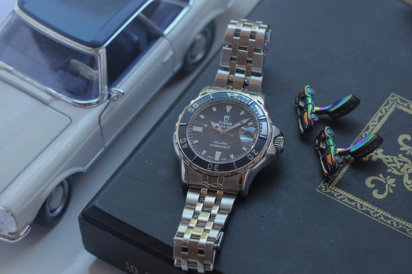 Tudor Hydronaut 89190P blue dial watch