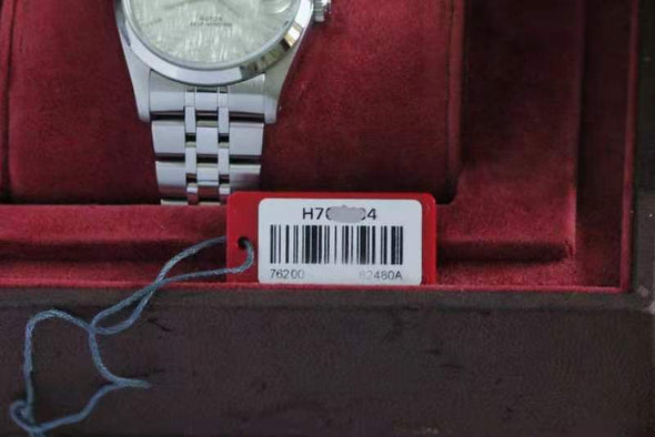 Tudor Prince Date-Day 76200 Automatic Stainless steel Men's Linen Dial Full-set Watch