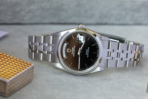 Tudor Prince Date-Day 76200 Black Dial watch 2021 full-set