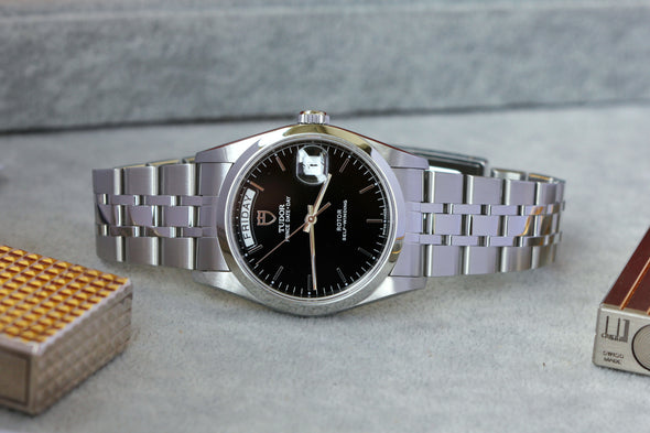 Tudor Prince Date-Day 76200 Black Dial watch 2021 full-set