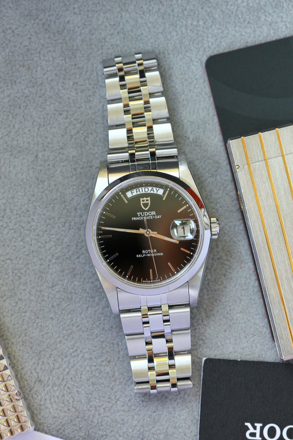 Tudor Prince Date-Day 76200 Black Dial watch 2021 full-set