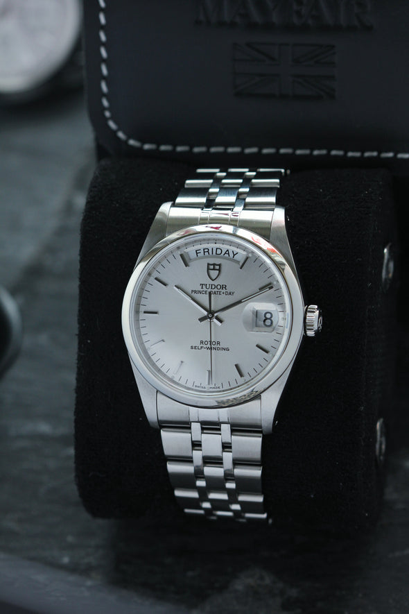Tudor Prince Date-Day 76200 Sunburst dial Watch