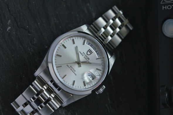 Tudor Prince Date-Day 76200 Sunburst dial Watch