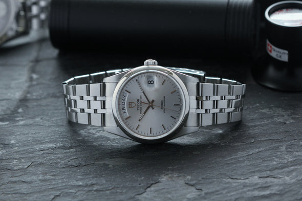 Tudor Prince Date-Day 76200 Sunburst dial Watch