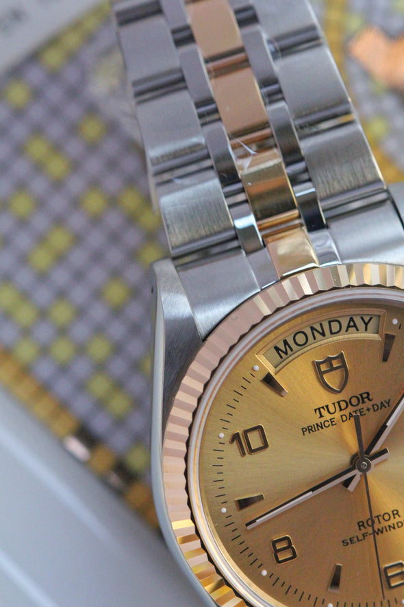 Tudor Prince Date-Day 76213 Automatic Arabic Dial watch full-set