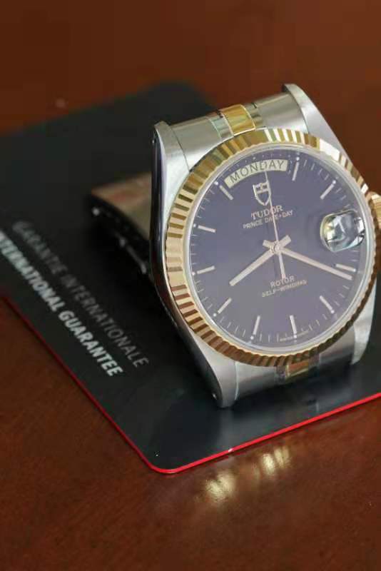 Tudor Prince Date-Day 76213 Automatic Black Dial Watch 2022 Full-Set