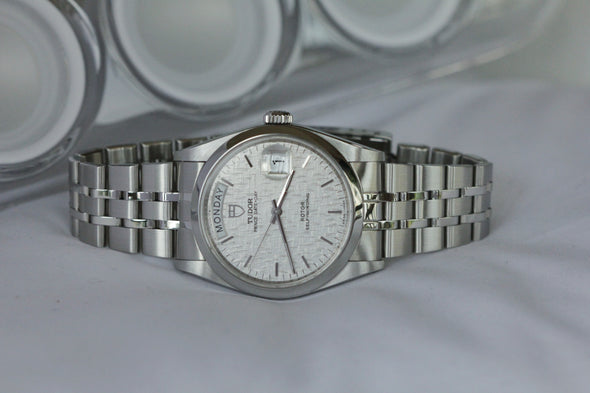 Tudor Prince Date-Day 76200 Linen Dial Full-set 2017 Watch