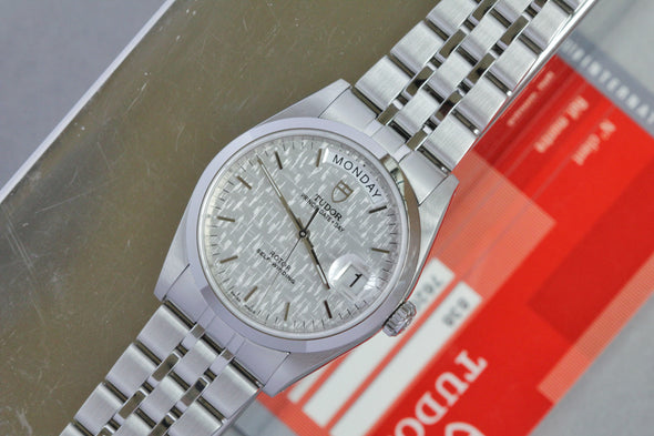 Tudor Prince Date-Day 76200 Linen Dial Full-set 2017 Watch