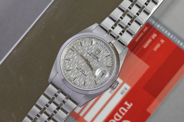 Tudor Prince Date-Day 76200 Linen Dial Full-set 2017 Watch