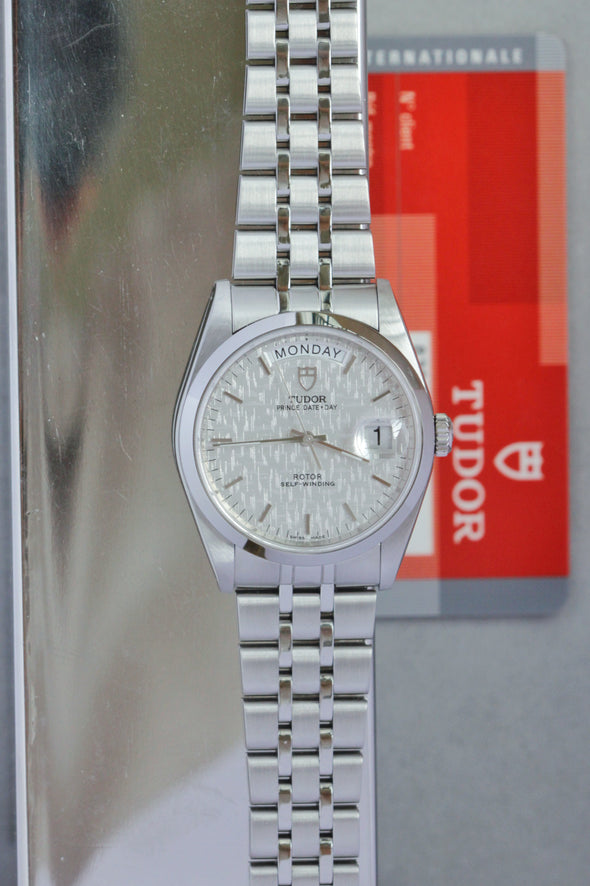 Tudor Prince Date-Day 76200 Linen Dial Full-set 2017 Watch