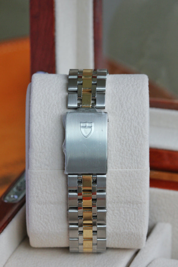Tudor Prince Date-Day 76213 logo pattern dial watch
