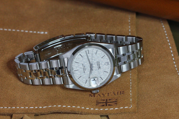 Tudor Prince Day 74000 Linen Dial watch 2020 Full-Set
