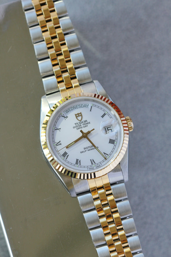 Tudor Vintage Oyster Date 76213 Roman Dial watch 1996 full-set