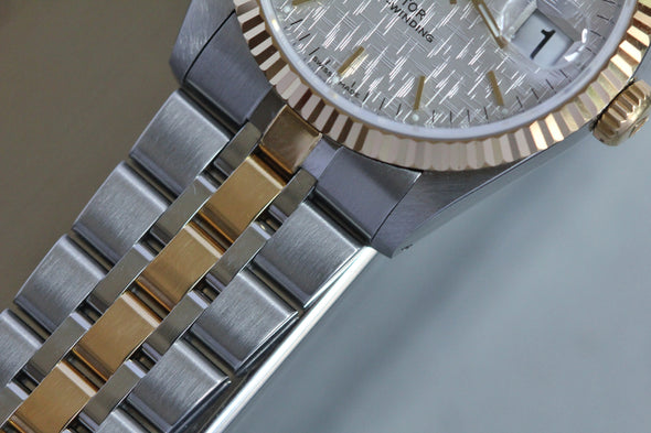 Tudor Prince Date-Day 76213 White Linen Dial watch