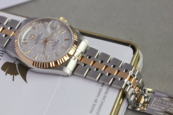 Tudor Prince Date-Day 76213 White Linen Dial watch