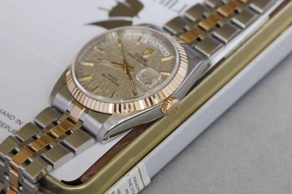 Tudor Prince Date-Day 76213 White Linen Dial watch
