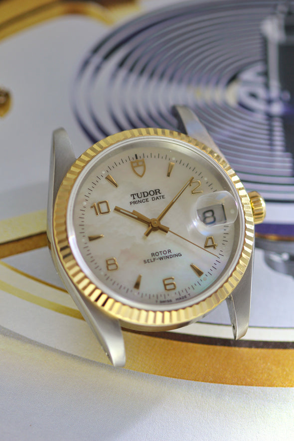 Tudor Prince Day 74033 Rare Mother of Pearl dial watch