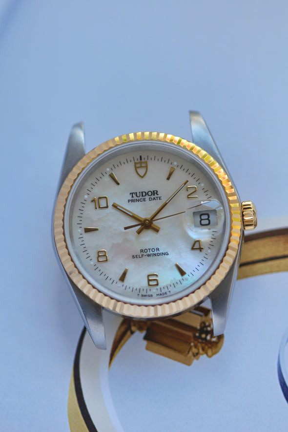 Tudor Prince Day 74033 Rare Mother of Pearl dial watch