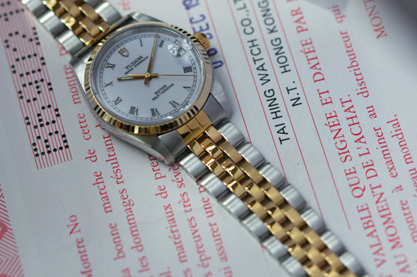 Tudor Prince Oyster Date 72033 full-set watch 1994