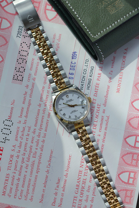 Tudor Prince Oyster Date 72033 full-set watch 1994