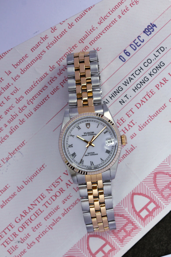 Tudor Prince Oyster Date 72033 full-set watch 1994