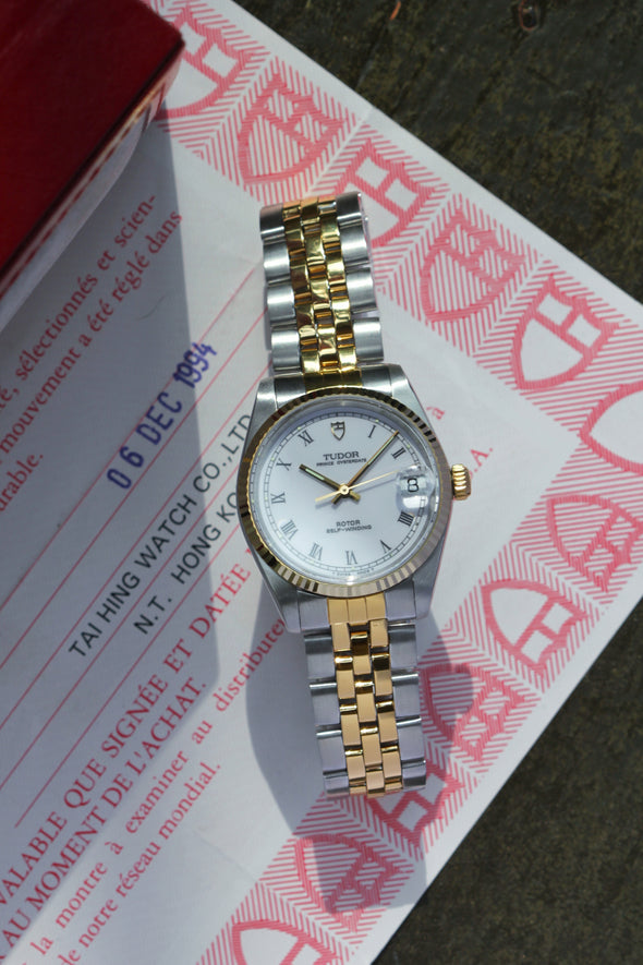 Tudor Prince Oyster Date 72033 full-set watch 1994