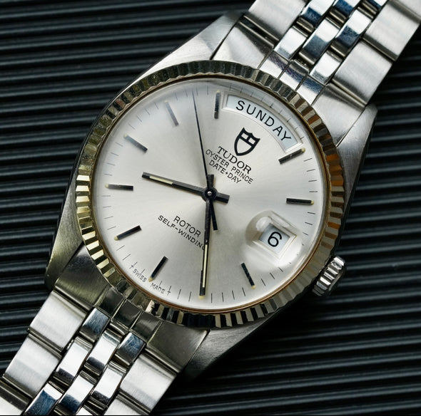 Tudor Vintage Oyster Date 94614 Silver Dial watch 1990 Circa
