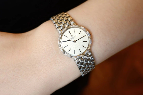 Vacheron Constantin 18 Karat White Gold Classic Ladies Dress Watch