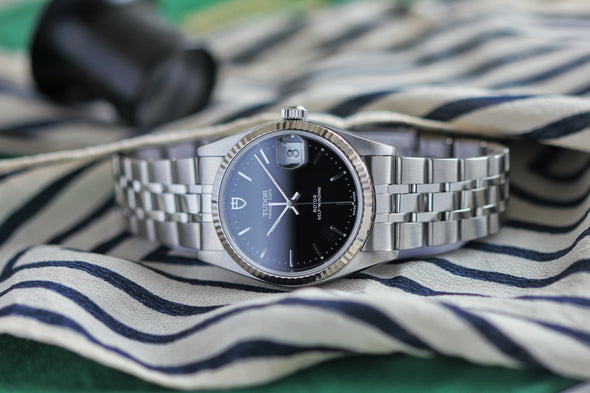 Tudor Prince Day 74034 Black Dial Watch