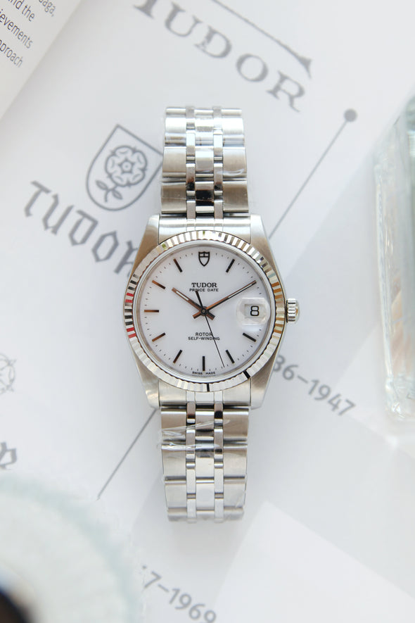 Tudor Prince Day 74034 White Dial Watch