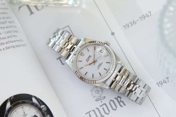 Tudor Prince Day 74034 White Dial Watch